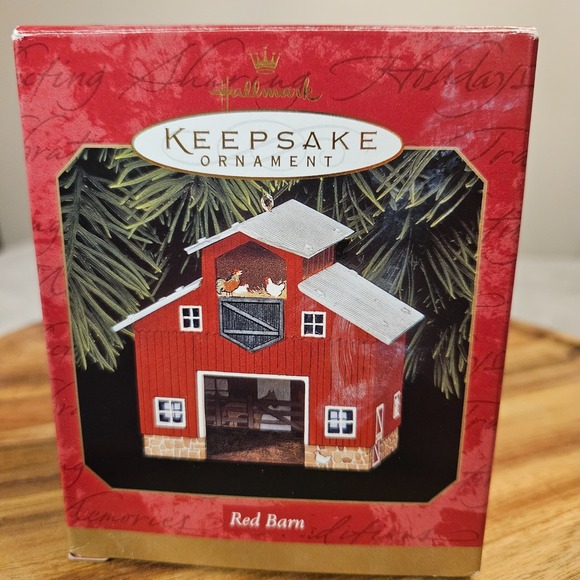 Hallmark Other - 1999 Hallmark Keepsake Ornament TIN Red Barn